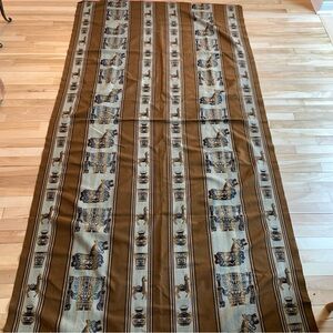 Aztec Peru Guatemala Woven Tapestry Table Cover